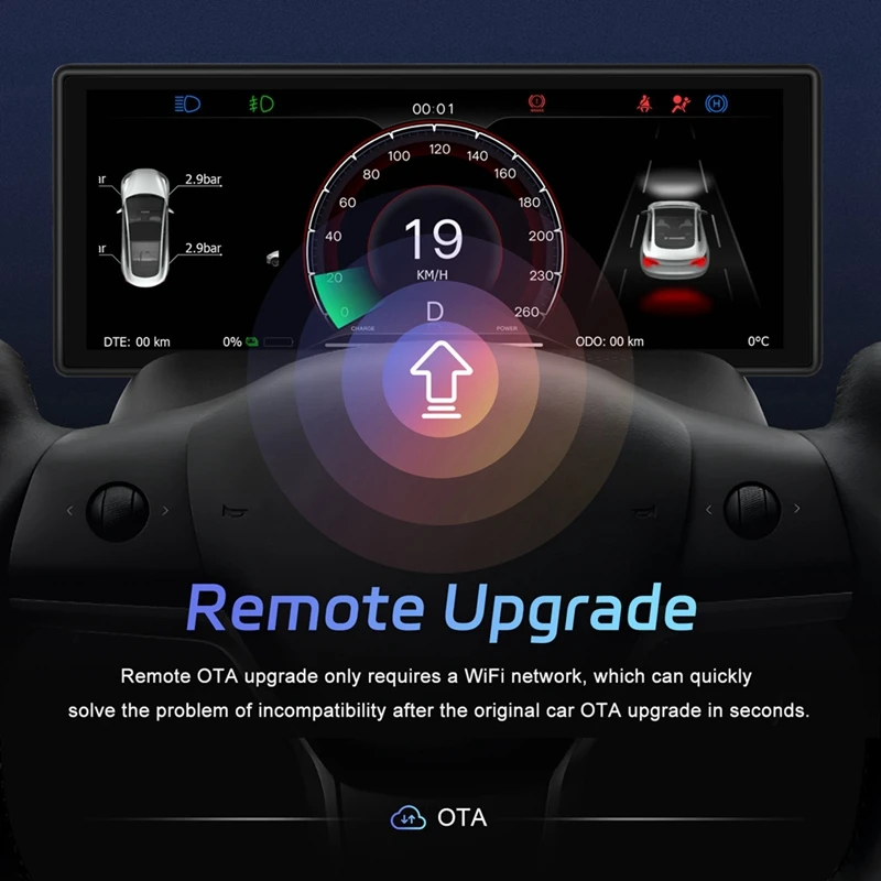 6 2 дюймовый дисплей HUD HD IPS для приборной панели из АБС-пластика Tesla Model 3 модель Y