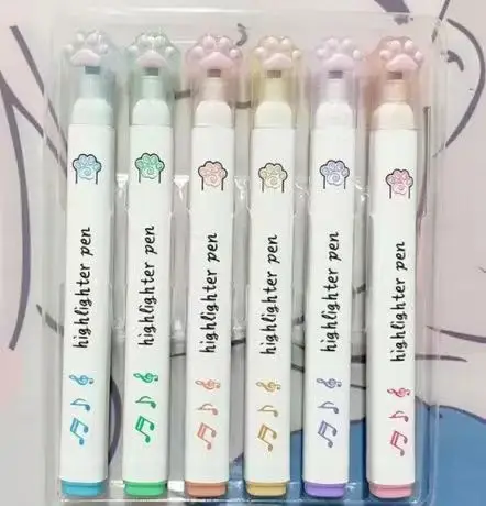 

Новинка Маркер креативный с кошачьими лапками высококачественный одноголовый маркер для студентов маркер для ключей маркер для письма