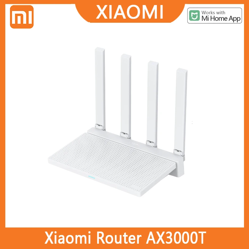 Маршрутизатор Xiaomi Wi-Fi 6 AX3000T двухдиапазонный 2 4/5 ГГц IPTV гигабитная защита от