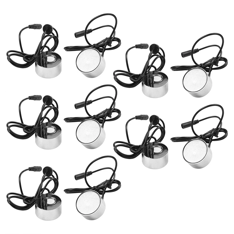 

10Pcs No Plug 45Mm Humidifier Ultrasonic Mist Maker Industrial Incubator 24V Nebulizer Atomizer Head Fogger