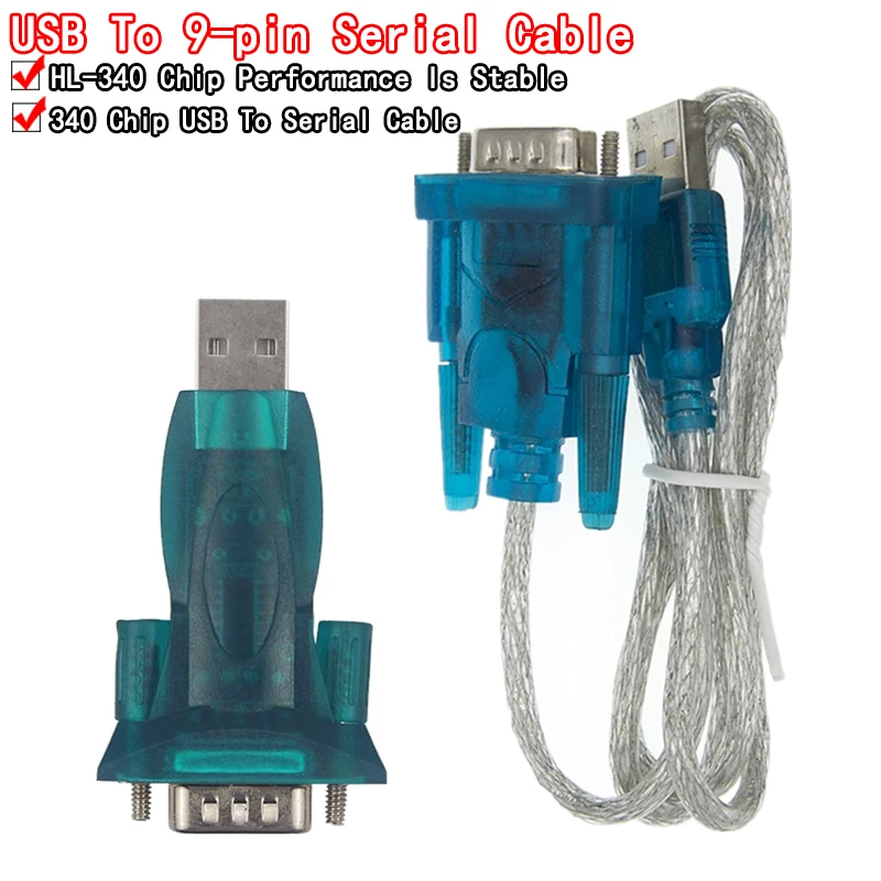 Новинка устройство для подключения кабеля USB к порту RS232 COM Serial PDA 9 pin DB9 с