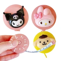 1 5m60inch sanrioed tape measure double scale my melody kuromi soft ruler weight loss body measurement sewing tailor craft tool