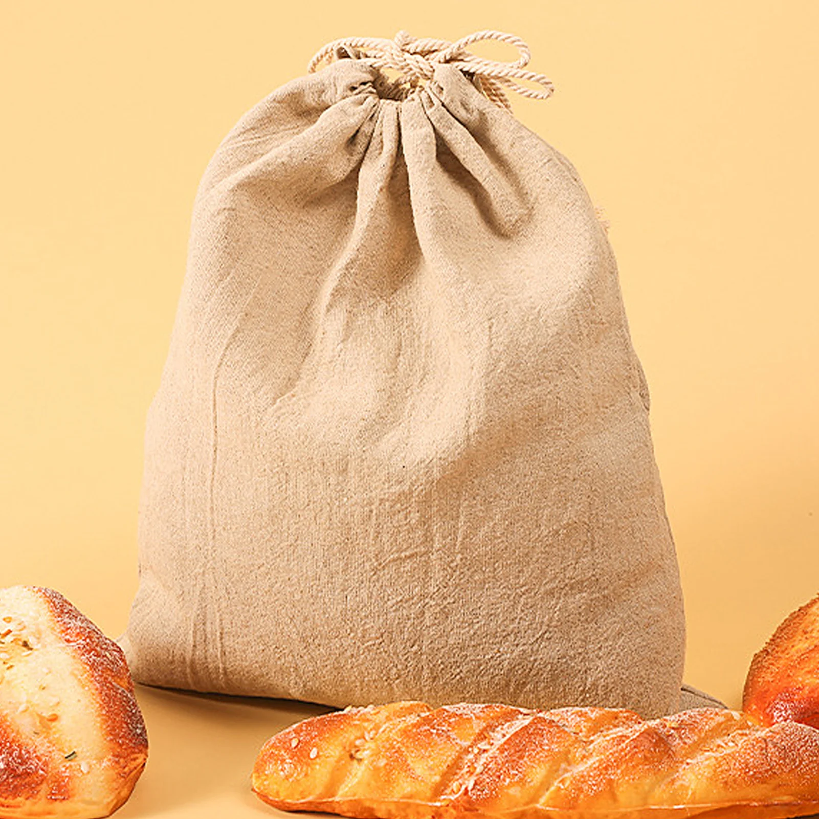 

1 упаковка, мешочек для хлеба из натурального льна, 11 х13 дюймов