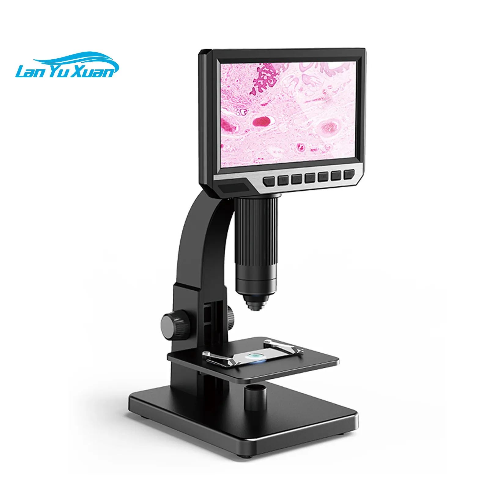 

HD 7 Inch 2000X Digital Microscope for DIY 500X 1000X USB Industrial Microscopes Continuous Amplification Magnifier