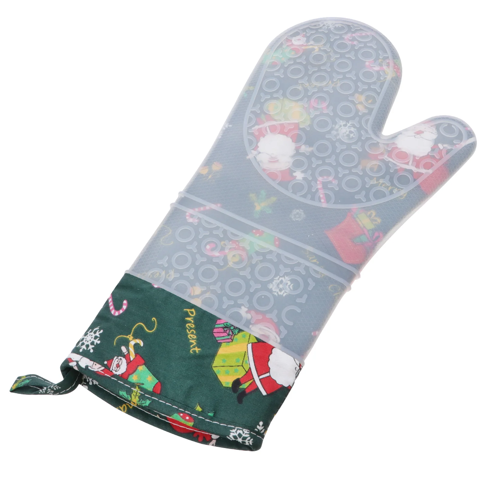

Christmas Microwave Heat Resistant Mitts Anti-scald Glove Oven Mitts