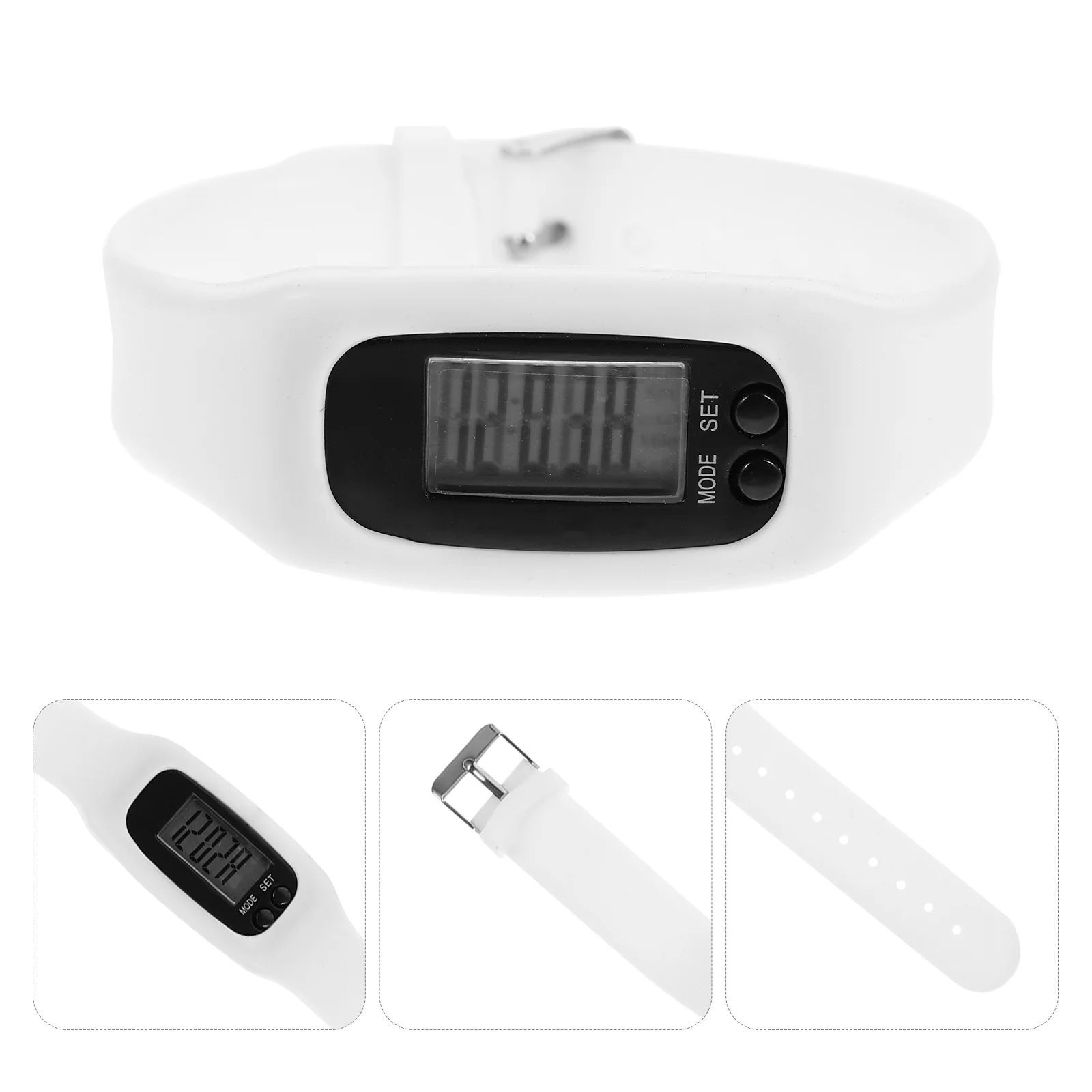 

Wristband Sports Watch Professional Pedometer Walking Step Counting Tool Simple Silica Gel Counter Bracelet Child