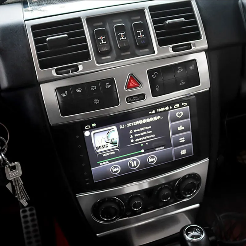 2006-11y G Class W463 старый в Новый матовый металлический Автомобильный интерьер