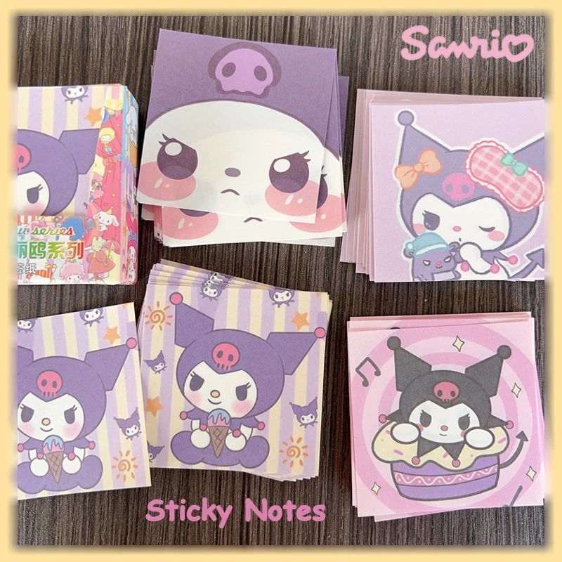 

Sanrio Kawaii Kuromi Sticky Note Cinnamoroll My Melody Pompompurin Cartoon Anime Cute Note Paper Decorative Paper Student Gifts