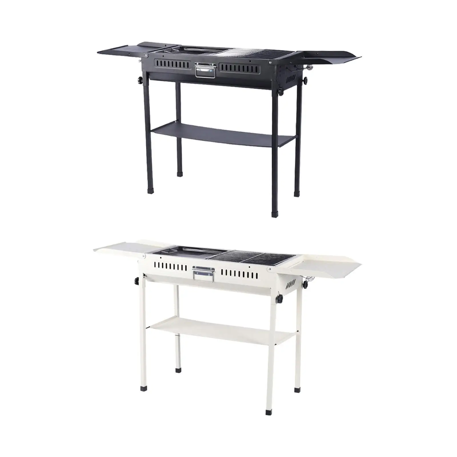 

Charcoal Barbecue Grill Frying and Grilling Dual Purpose Foldable Grill for Picnic Outdoor Cooking Garden Patio Backyard