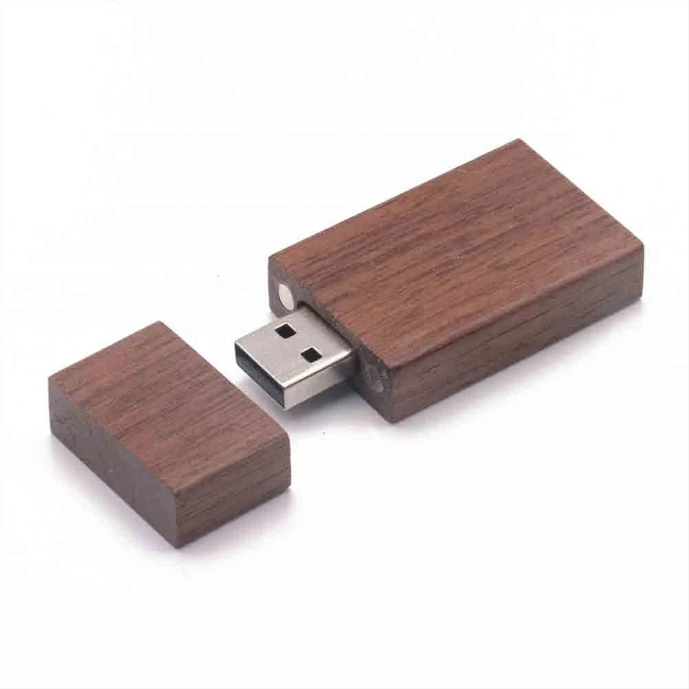 

USB Flash Drive 64GB Memory Stick U Disk External Storage Memory Portable Wooden Flash Drive With Box