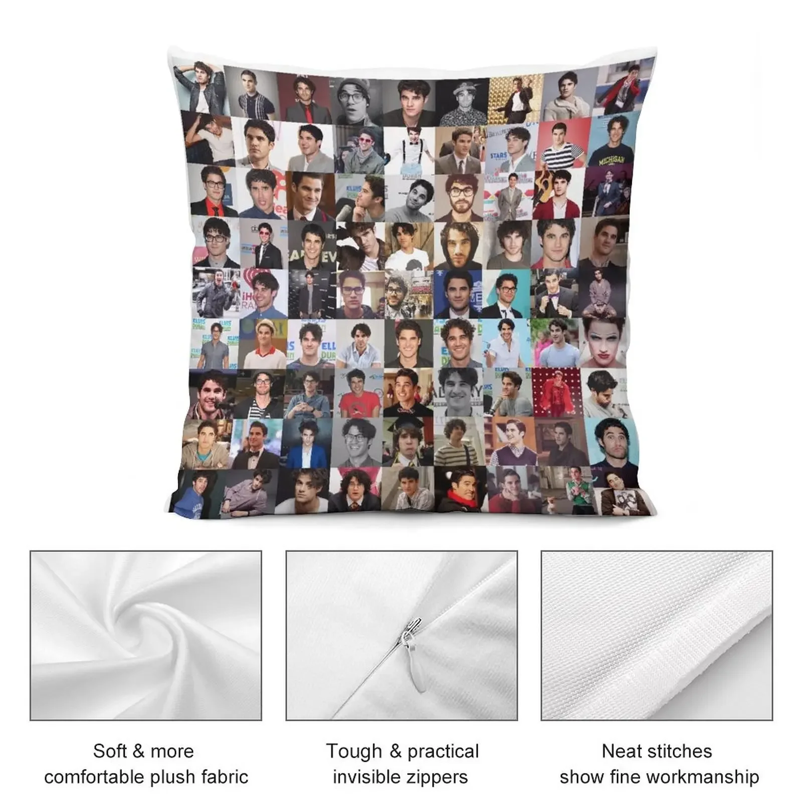 Коллаж Даррен Кресс - множественные предметы декоративная подушка