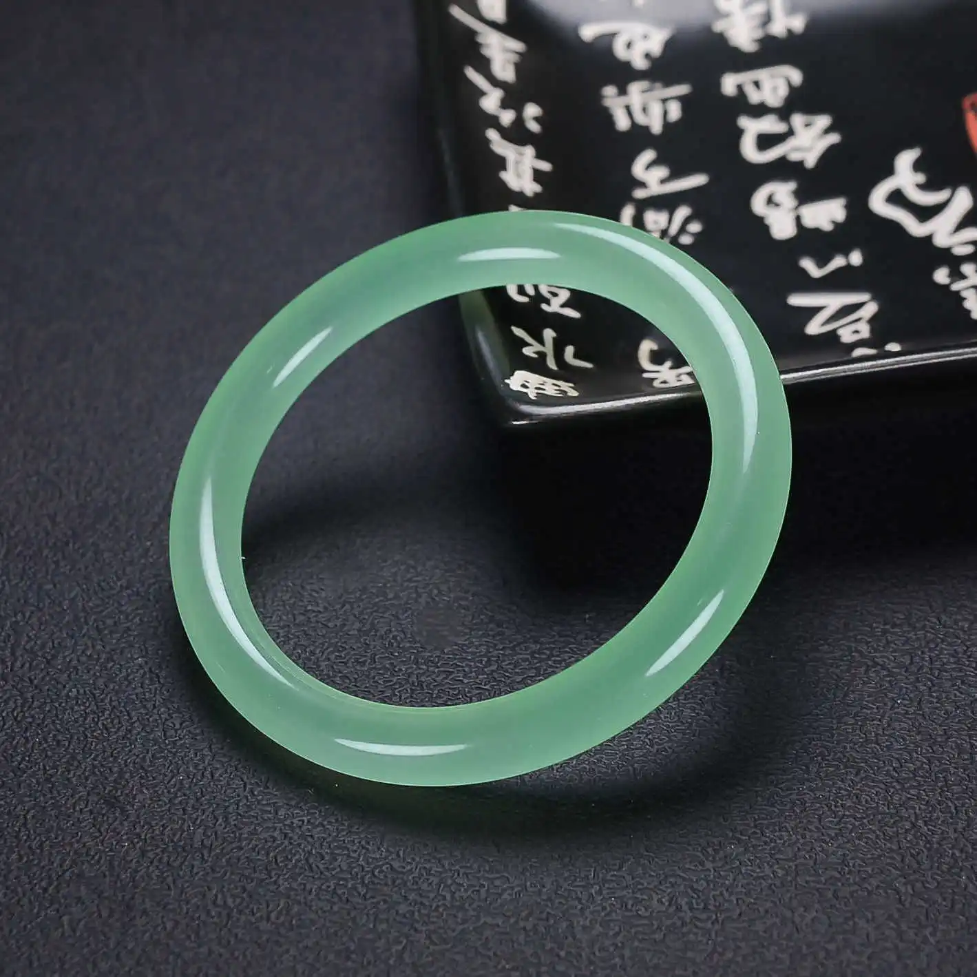 

Genuine Natural 56-64mm Green Jade Jadeite Gemstone Bracelet Bangle Jewelry AAA
