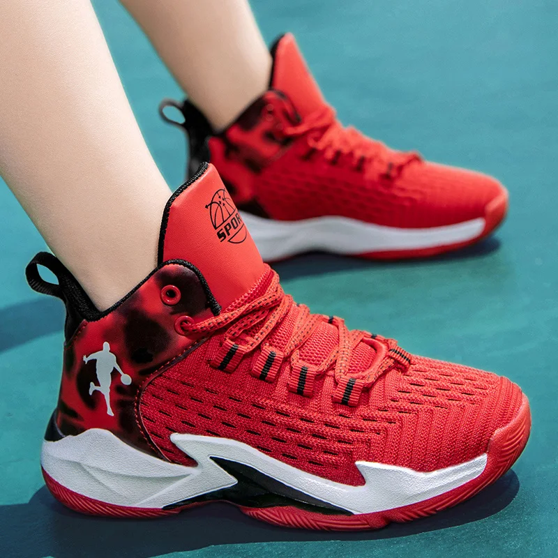 Thick Sole Non-slip Children Sports Shoes Child Boy Basket T