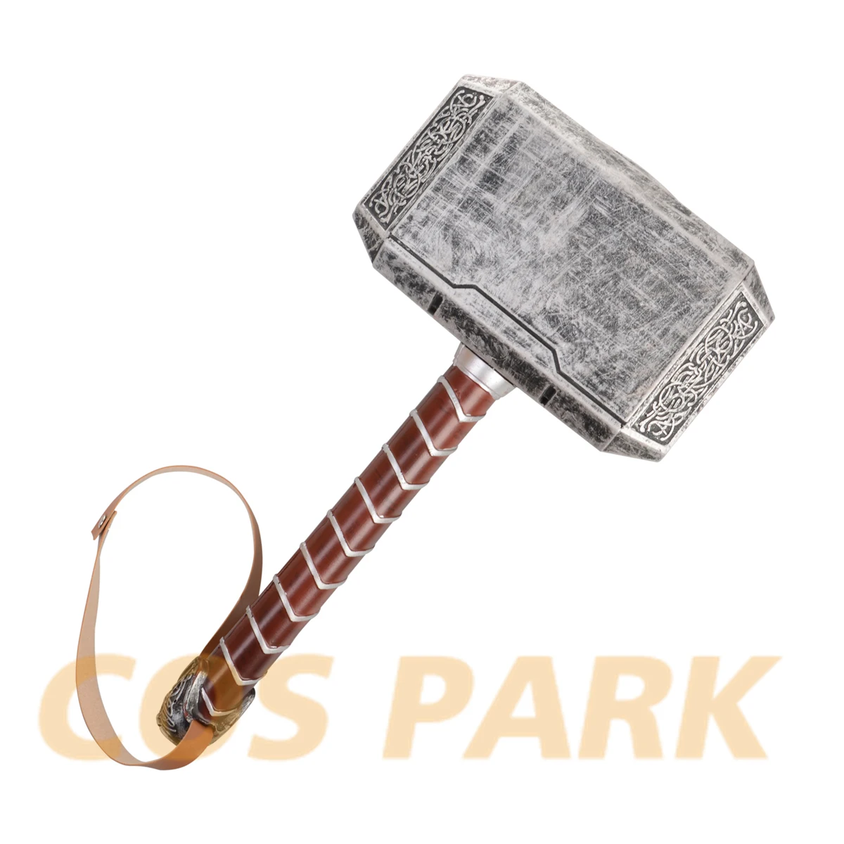 

Movie Cosplay Equipment Replicas PU Foam LARP Thor Hammer Weapon Costume Accessories Toy Adult Party Props