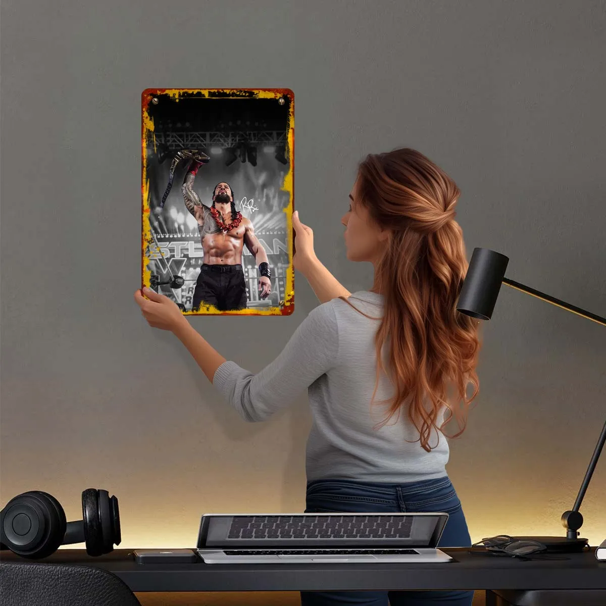 Римские награды жестяная вывеска спортивный постер украшение комнаты игровые