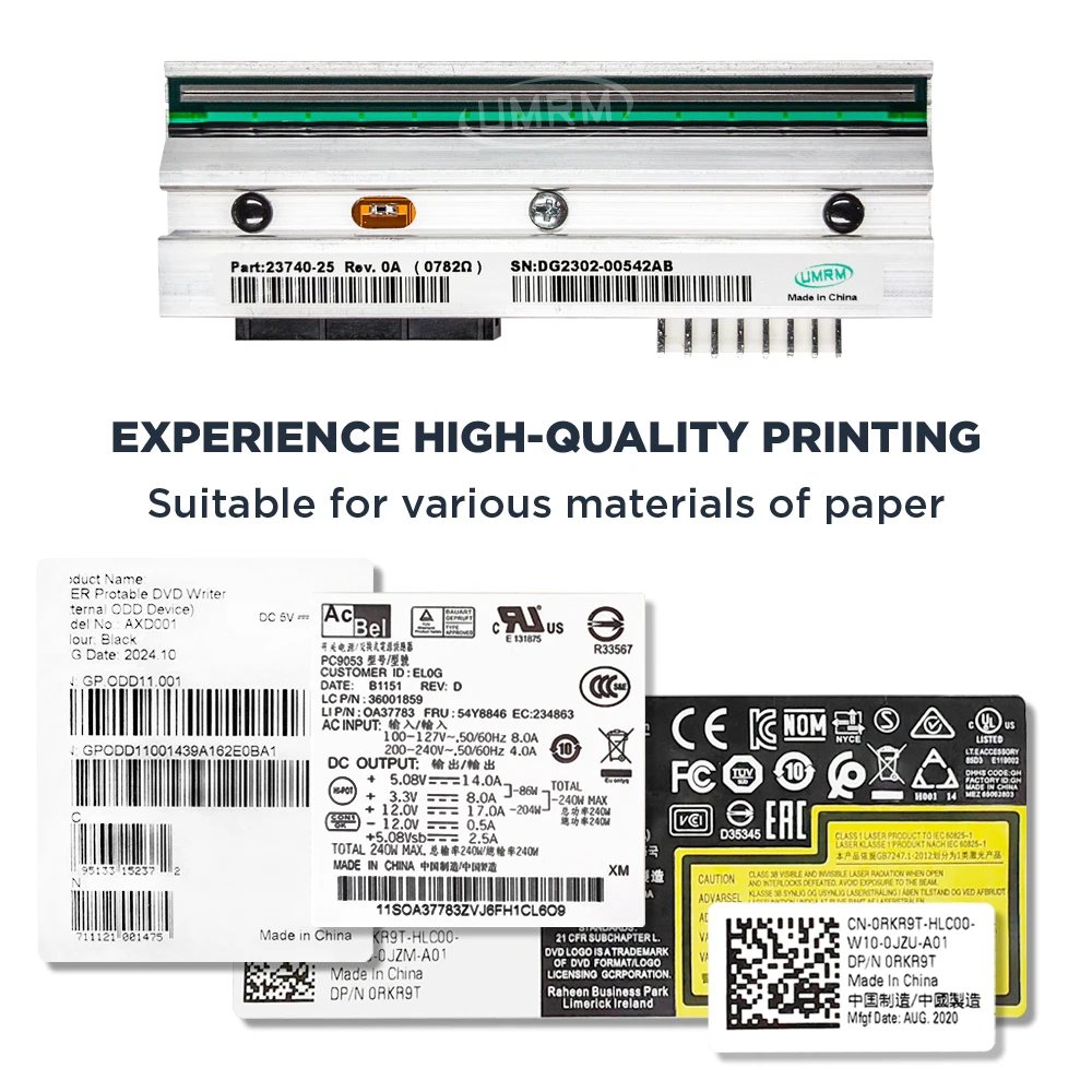 Печатающая головка Zebra ZE500-4 203/300 dpi Kyocera