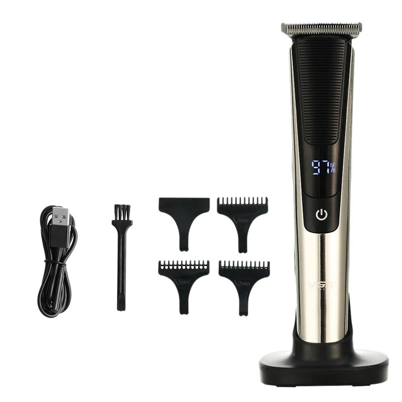 

VGR V-178 USB Rechargeable Trimmer For Men Hair Clippers Professional Cordless Clippers Kit Electric For Barbers Hair Cutting