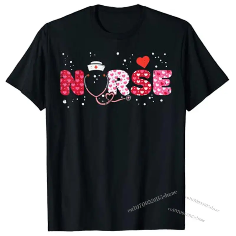 

Nurse Valentines Day Valentine ER ICU NICU RN Nurses Women T-Shirt Women Clothes
