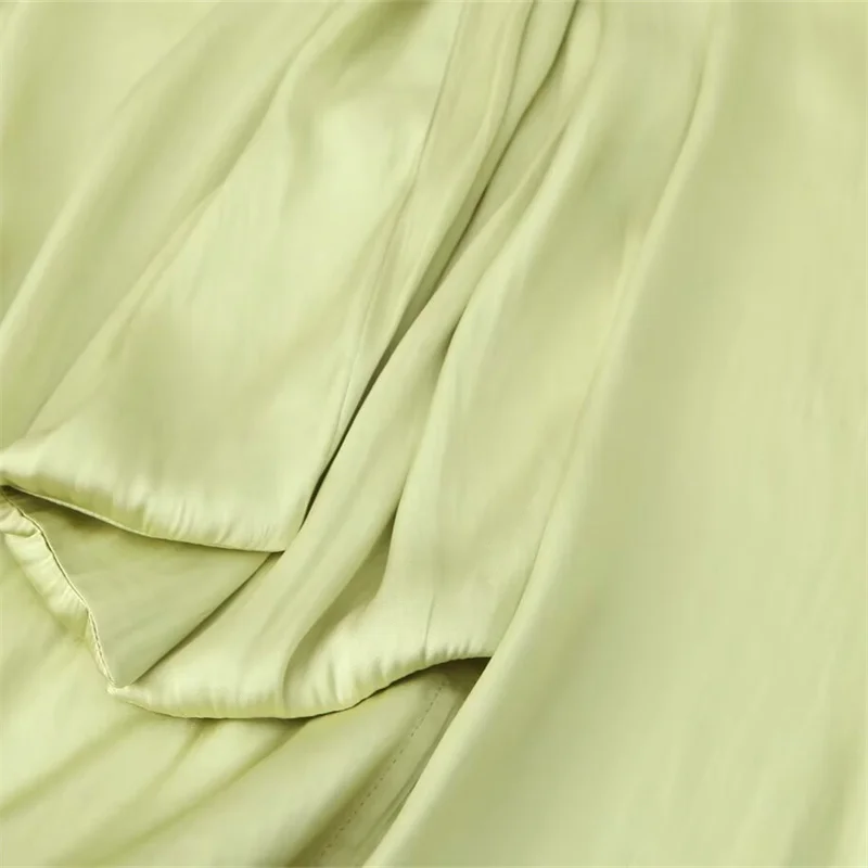 Новинка 2024 Женская атласная рубашка KEYANKETIAN с бантом на шнуровке осенний офисный