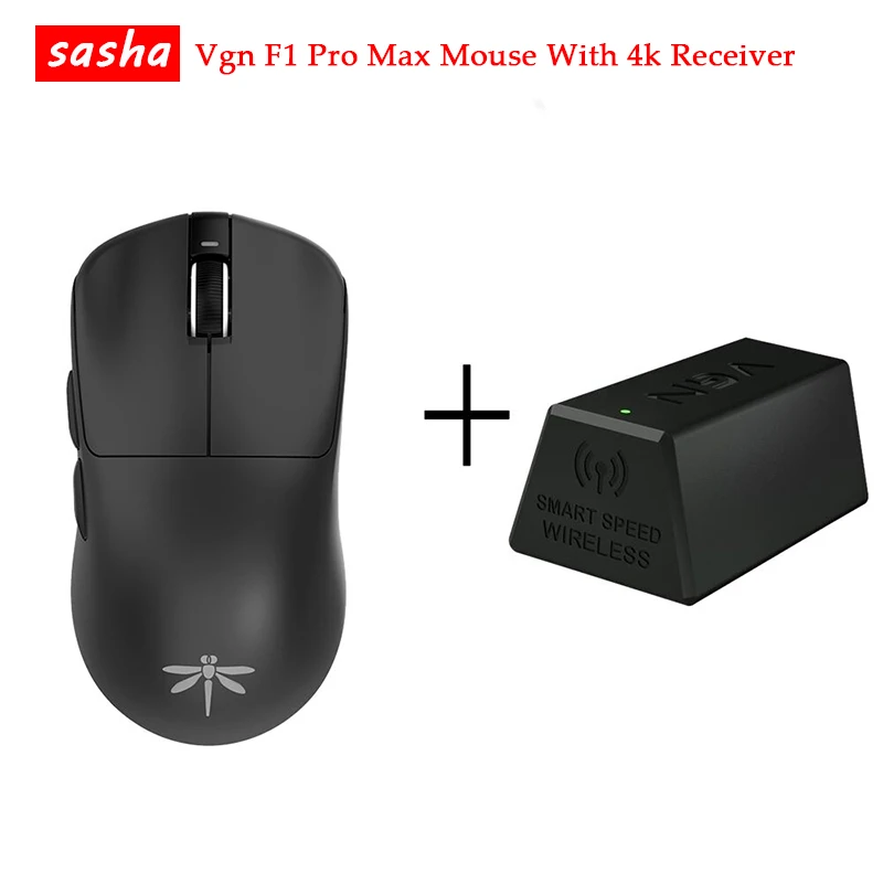 

Vgn F1 Dragonfly Moba Pro Max Mouse With 4k Receiver Set Dual Mode 2.4g Wireless Gaming Portable Endurance For Gamer Pc Desktop