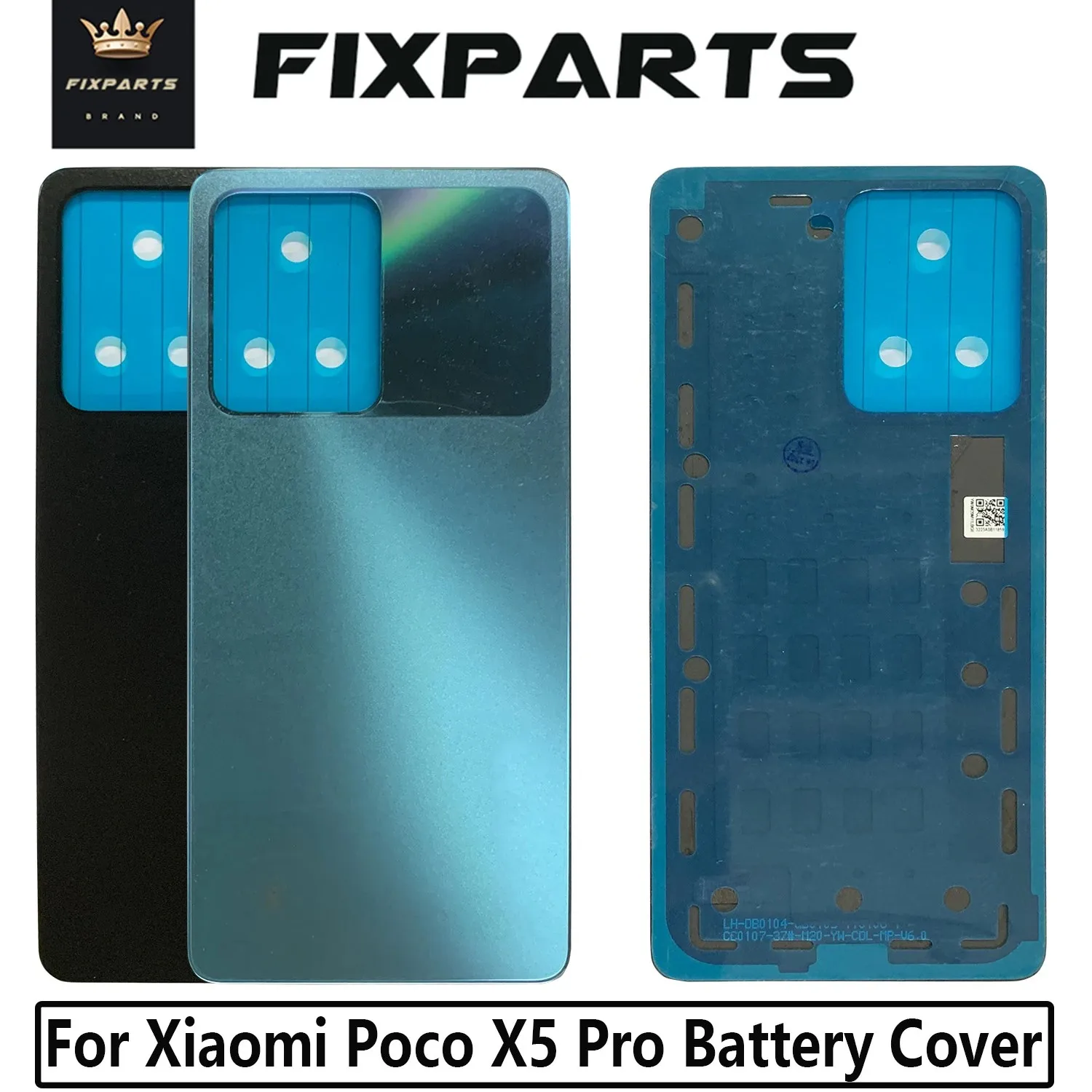

Full New For Xiaomi Poco X5 Pro Battery Cover 22101320G Glass Rear Housing Door Case For Poco X5 Pro 22101320I Back Cover