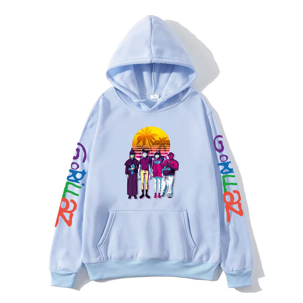 Gorillaz Sweatshirts for Kids Music Band Graphic Hoodies Girls Fashion Clothing Y2k Clothes Streetwear Sudadera Baby Boys Tops