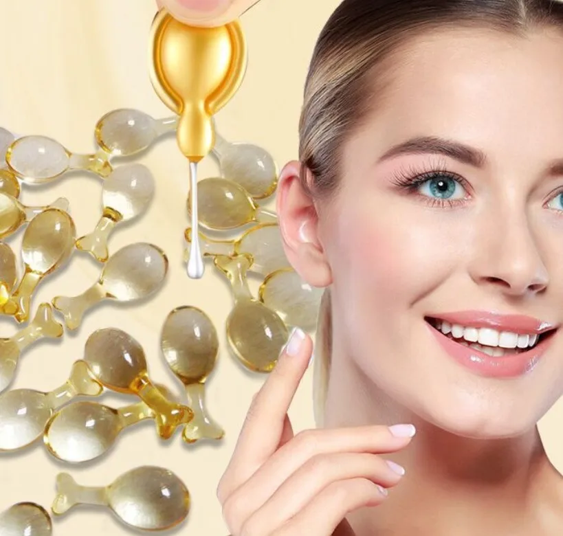 

10Capsules Vitamin E Capsules For Face Hair Skin Whitening Essence Freckle Brighten Repair Ance Scar Hydrating Face Serum