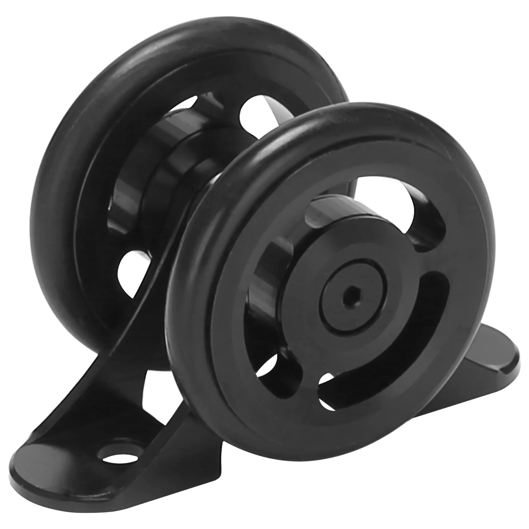 

Folding Bike Easy Wheel Bicycle Mudguard Bearing Double Wheel Rear Fender Wheel for Brompton Folding Bicycle Accessories Black