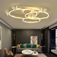 simple modern butterfly creative living room lamp new nordic whole house combination ceiling lamp living room decoration light