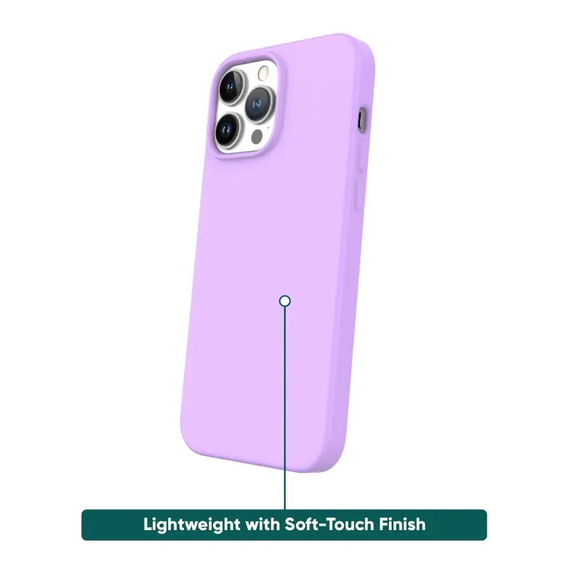 2023 new for Silicone Phone Case for iPhone 13 Pro Max / iPhone 12 Pro Max - Lavender