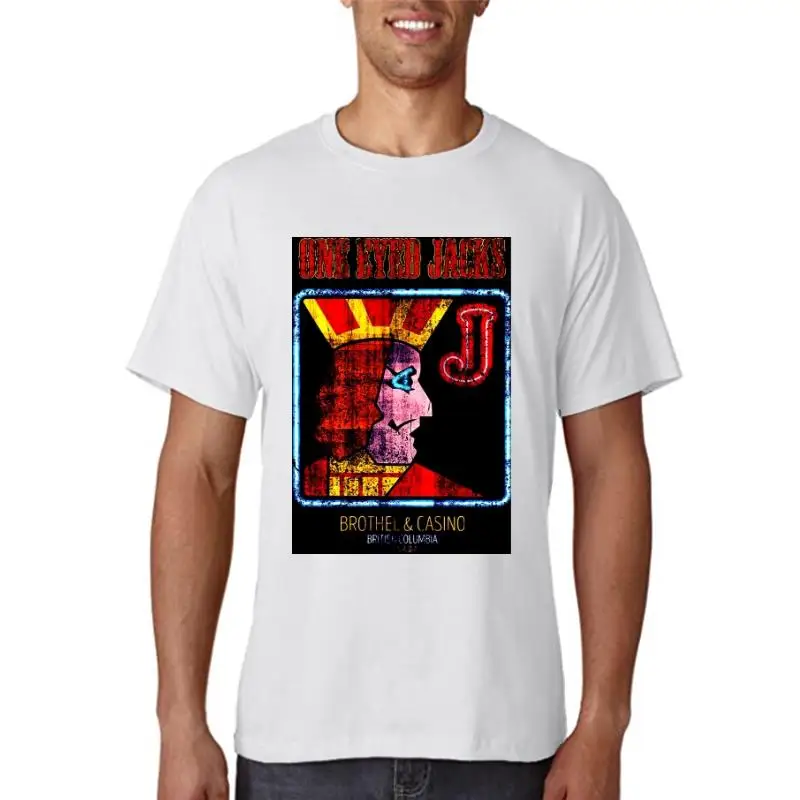 

Title: T Shirt Uomo Twin Peaks Insegna One Eyed Jacks Laura Palmer Casino Bordello Tee Shirt For Men O Neck Tops Male