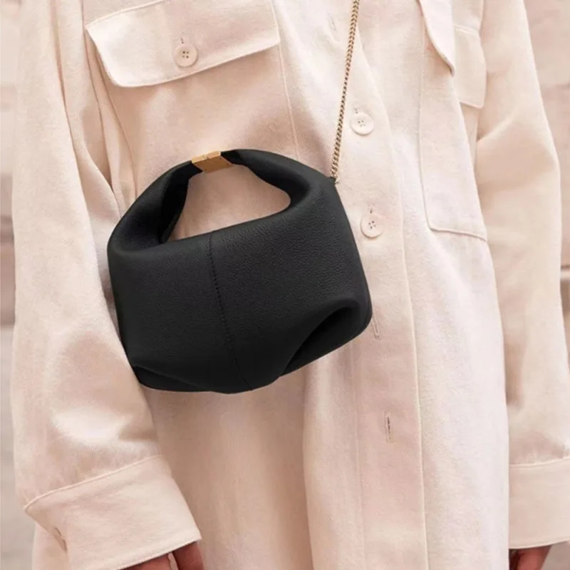 Роскошная женская сумка высокого качества модная простая однотонная нишевый