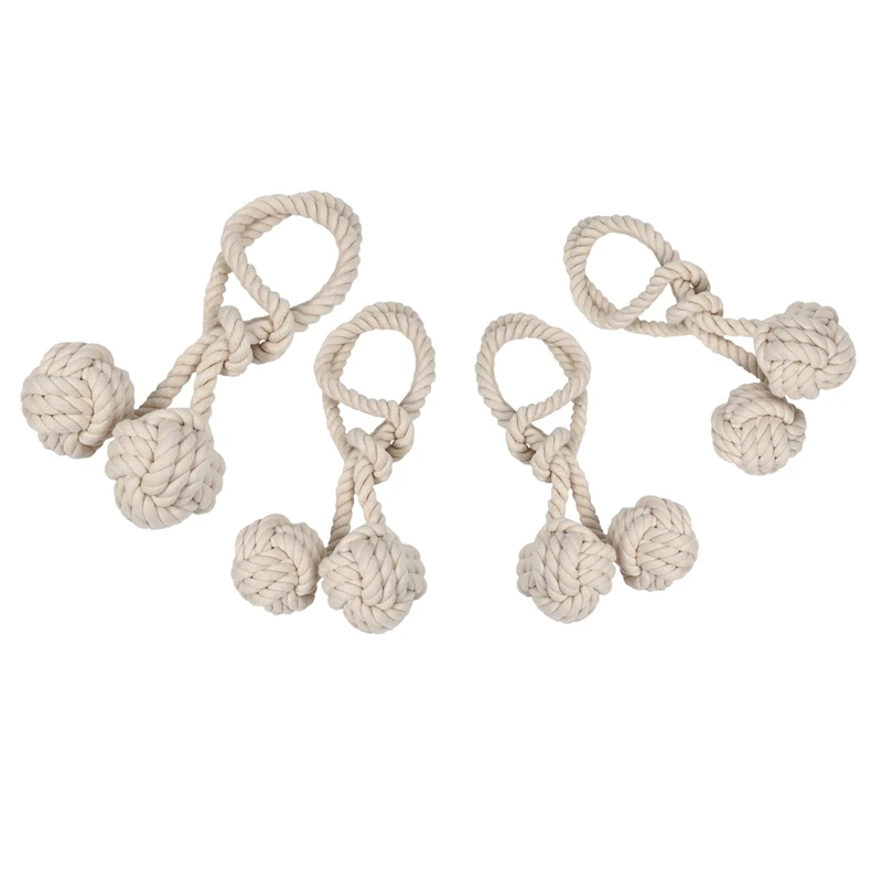 

4 шт., занавески для штор, из хлопка