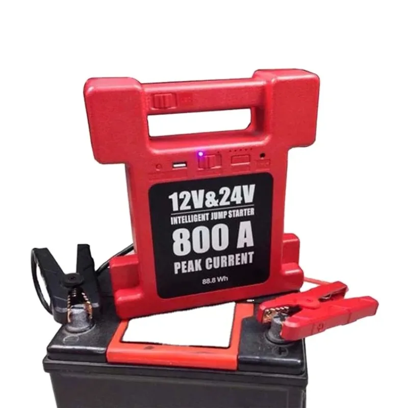 

Portable High Power Car Jump Starter 12V/24V 24000mAh 800A Power Bank Battery Booster