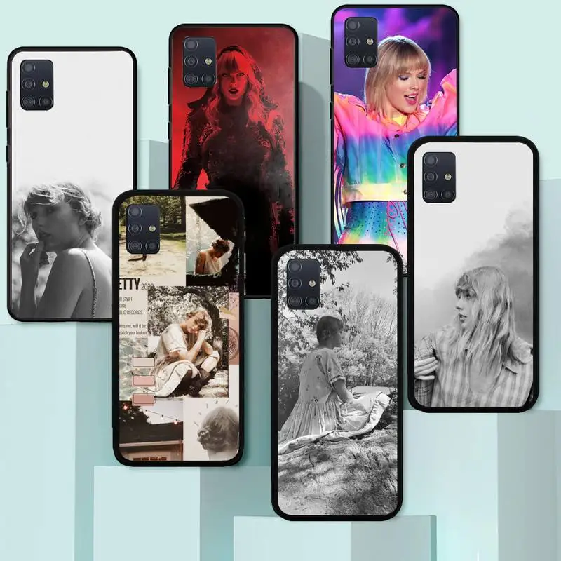 

Taylor Folklore Singer Swifts Phone Case For Huawei Y7 Y9 Y6 Y5 Y8 8S 8P Nova 7 6 5 4 3 Pro 2018 2019 4G 5G SE Fundas Cover