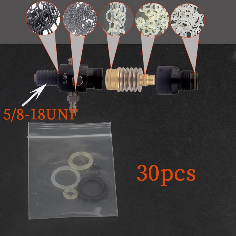 

PCP 15 шт./30 шт. воздушный бак Valvula Reguladora комплект уплотнительных колец комплект Oring газовый баллон клапан шарнир Torique силиконовое кольцо для пейнтбола