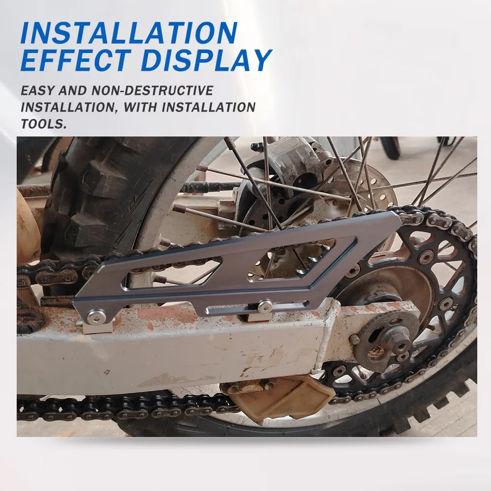 Фото Защита задней звезды и цепи для мотоциклов Yamaha Serow XT 250 225 XT250 XT225 TW200 TW225 Tricker 250 XG250 №3