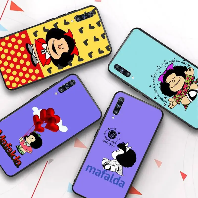 

Mafalda Phone Case for Samsung Galaxy A 51 30s a71 Soft Silicone Cover for A21s A70 10 A30
