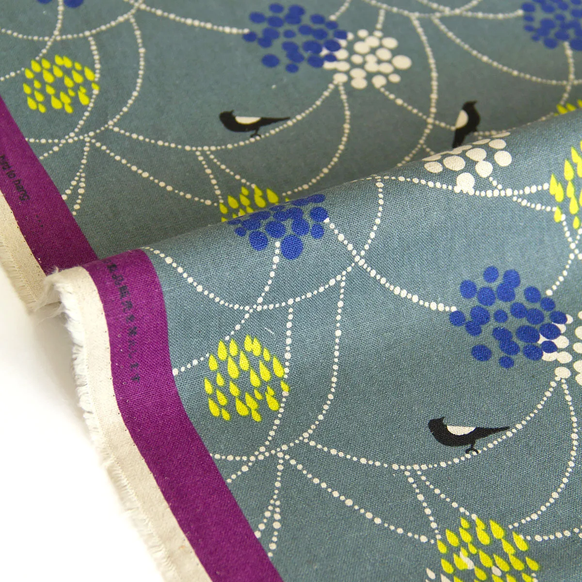 Полуметровая японская ткань из хлопка и льна эчино от Etsuko furuya Bird to hang B - купить по