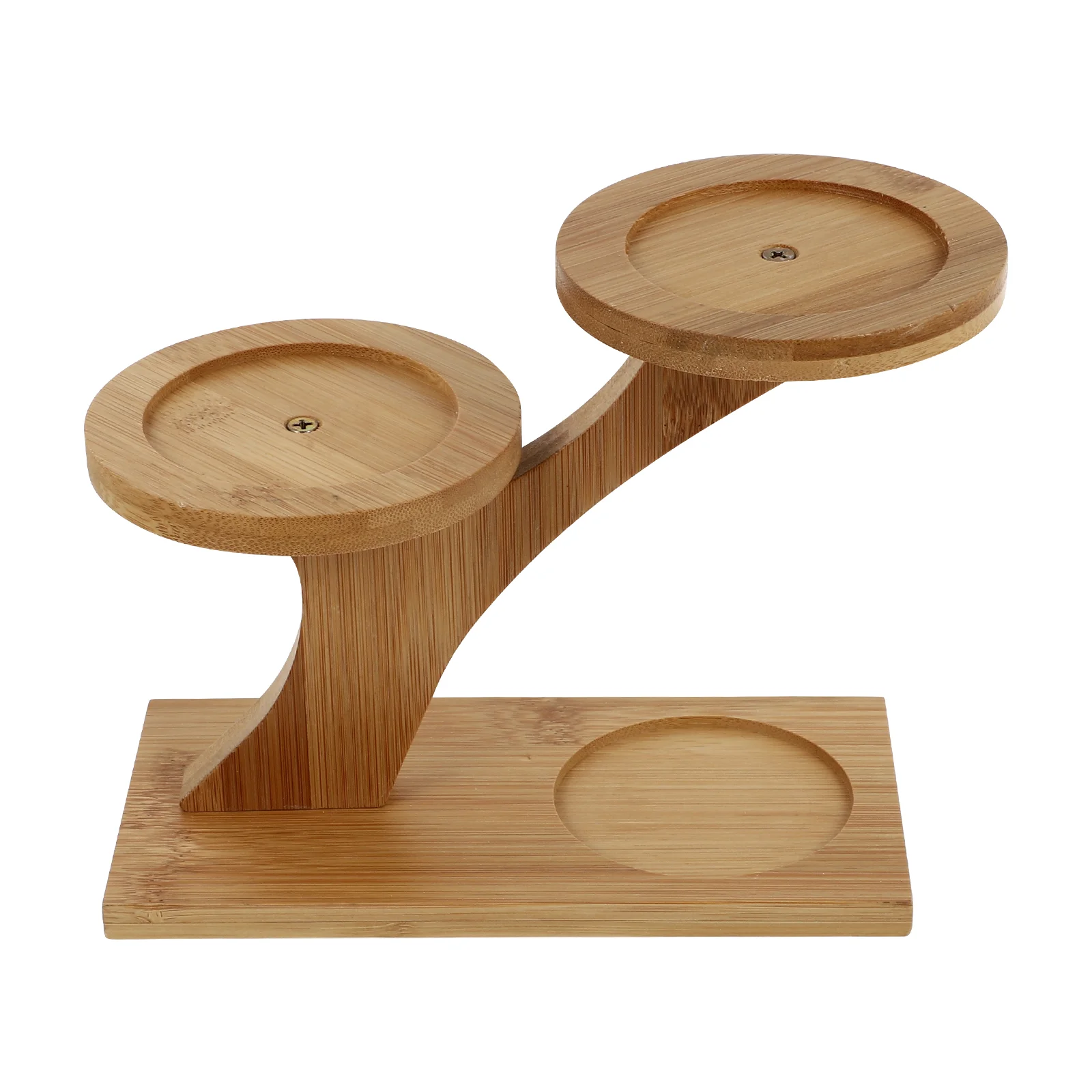 

Multi-Layer Small Flower Stand Wooden Rack Corner Shelf Desk Flowerpot Holder Base Decorations Office Bracket