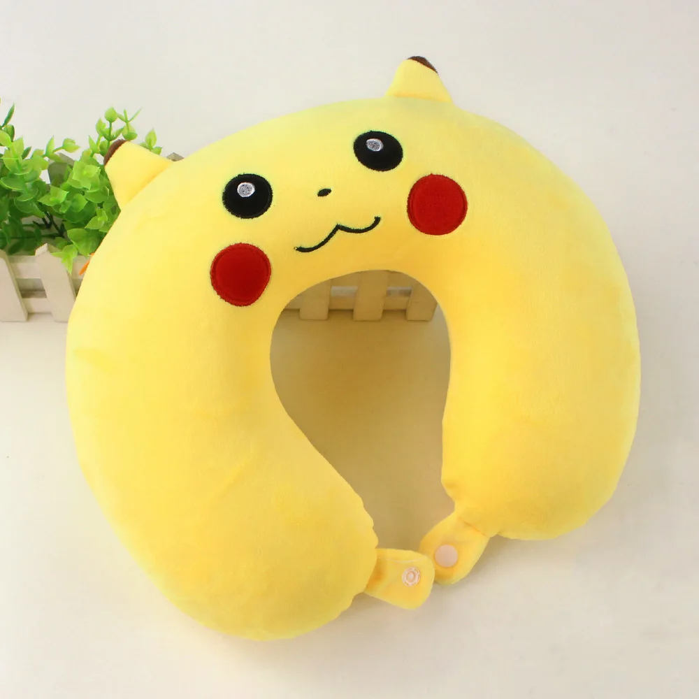 

30cm Game Pokemon Pikachu Plush Toys Yellow Style U-shaped Pillow Stuffed Dolls