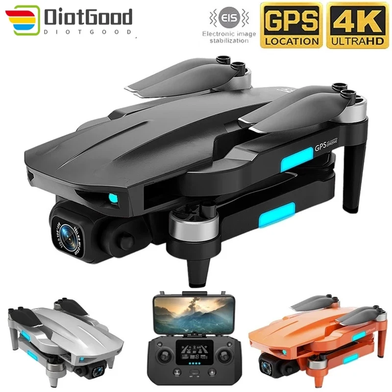 Лучший профессиональный Квадрокоптер L700 Pro 4K с GPS и двойной HD камерой Wi-Fi FPV