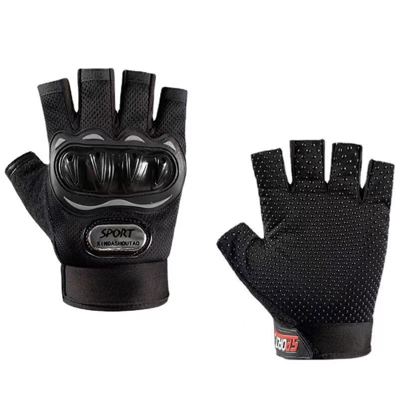 1 пара черных мотоциклетных перчаток Trendfront для костяшек пальцев-защитные