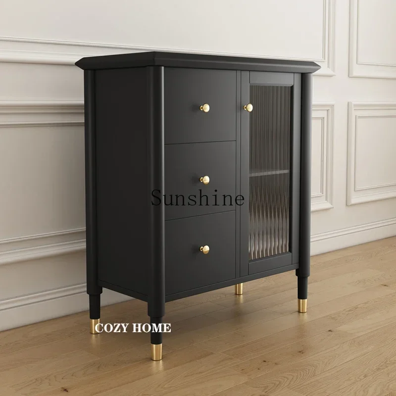 Черный ретро-стеклянный светильник Changhong роскошная скандинавская прикроватная