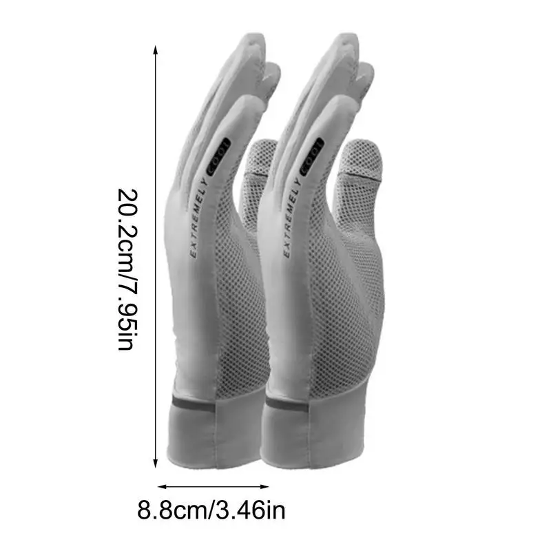 Женские солнцезащитные перчатки с двумя пальцами для гольфа и фитнеса