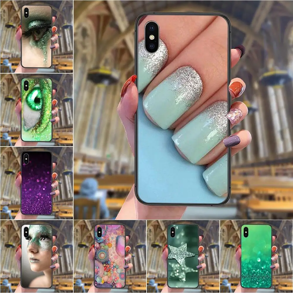 Блестящие аксессуары для Apple IPhone 13 12 Mini 11 Pro XS MAX XR X 8 7 6S 6 Plus |