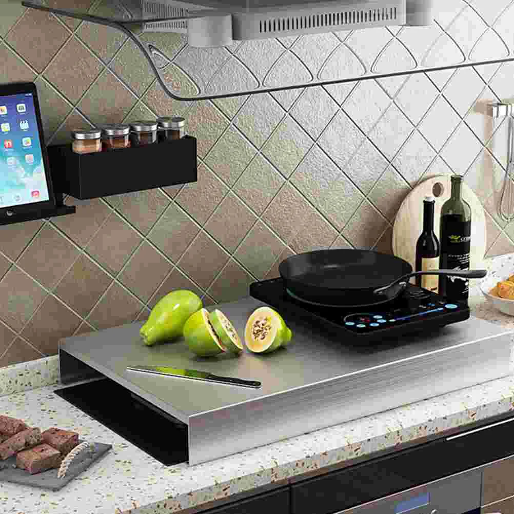

Seasoning Bottle Display Rack Kitchen Storage Shelf Counter Micro-wave Oven Cabinet Pan Pot