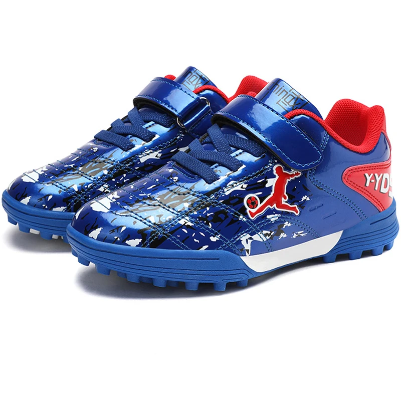 

Kids Children Boys Soccer Shoes Cleats Sport Sneakers Leather Child Boy Football Shoe Outdoor Girls Trainer Footwear Speed Foot