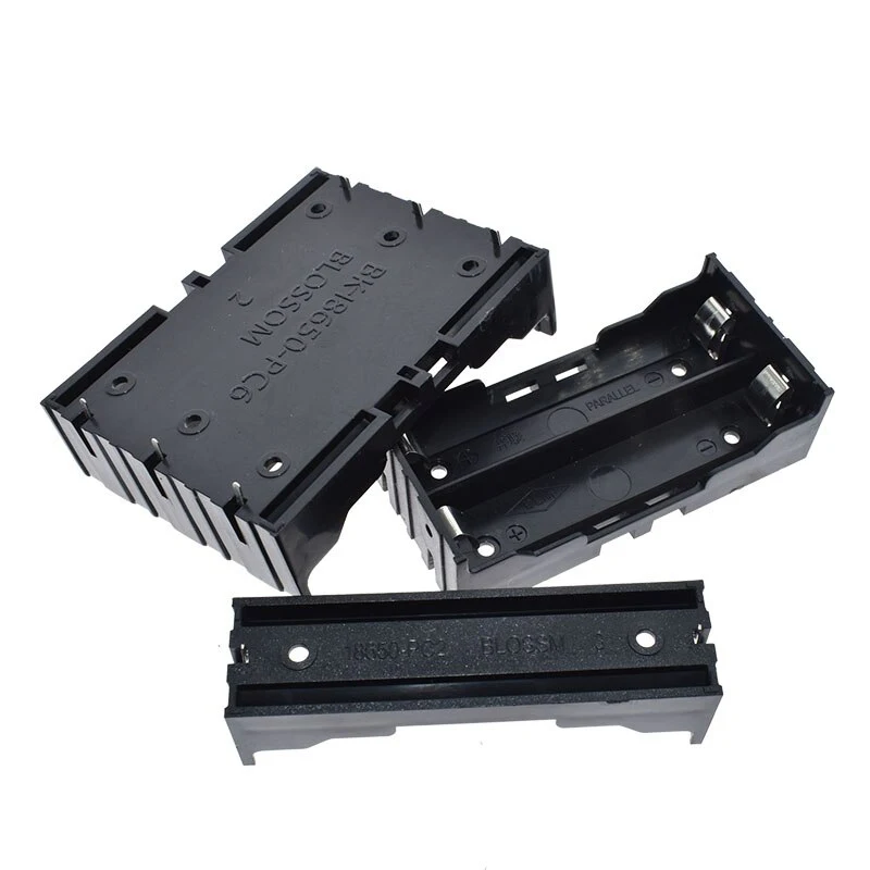 

1X 2X 3X 4X Plastic Battery Case Holder Storage Box For 18650 Rechargeable Battery 1 2 3 4 Slot Container With Wire Lead Pin