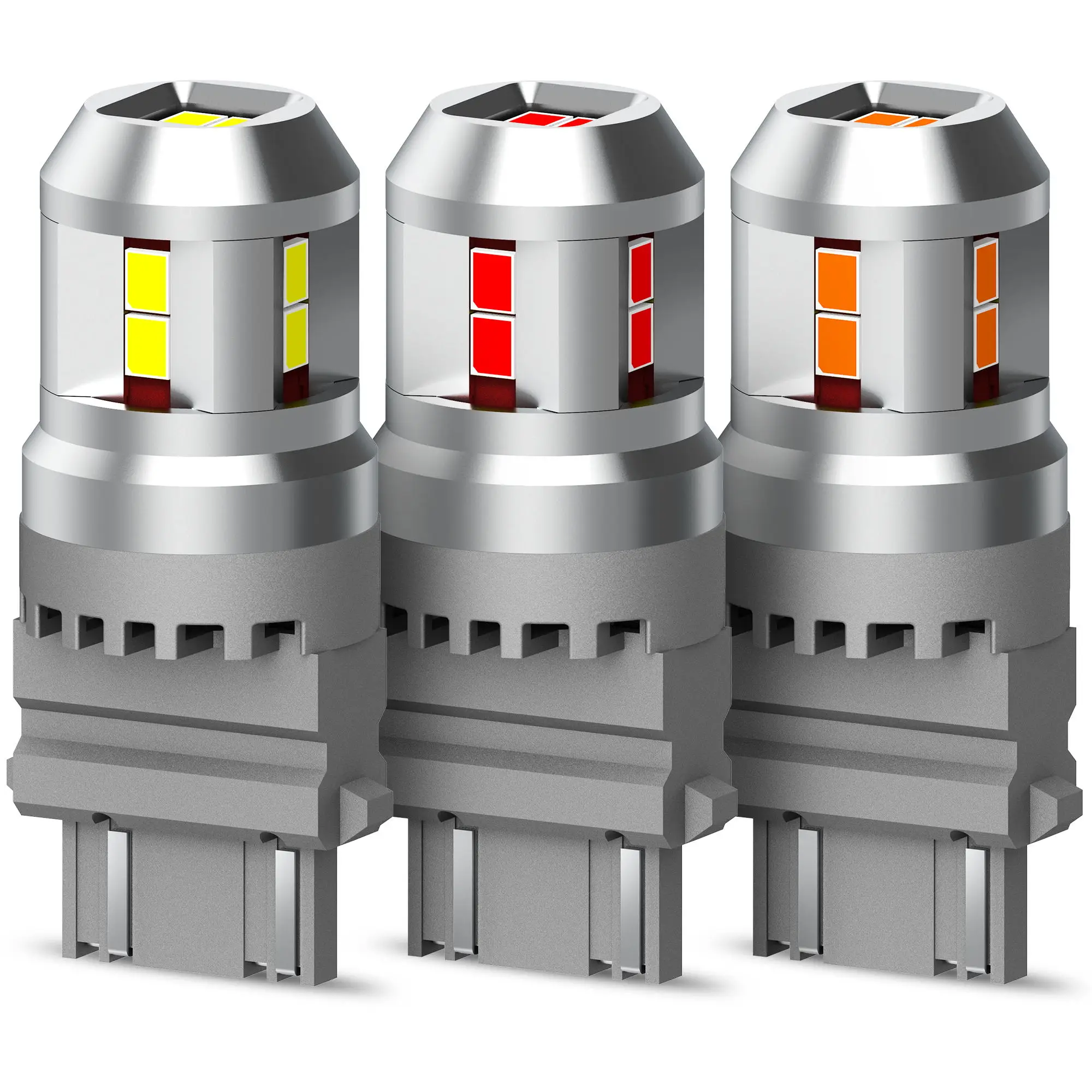 

Светодиодная лампа KXJX 3157 3057 Canbus p27w p27/7w, желтая, белая, красная, 3030 smd 3156 3047